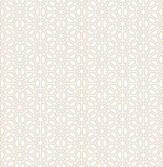 Seamless pattern based on Japanese ornament Kumiko
