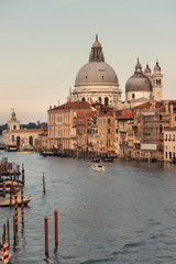Fototapeta premium Widok Wenecji. Wielki Kanał. Bazylika Santa Maria della Salute
