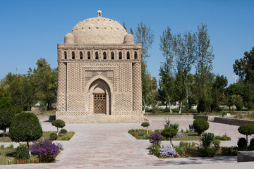 Samanid mausoleum, Bukhara, Uzbekistan