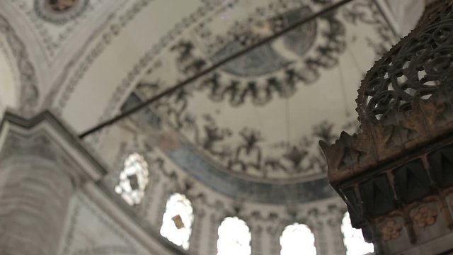 Istanbul Ottoman Hekimoglu Ali Pasa Mosque Interior Detail 2