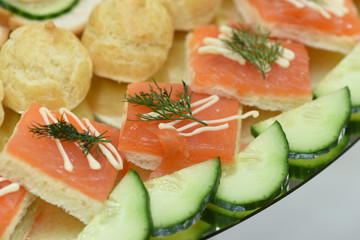 toast au saumon