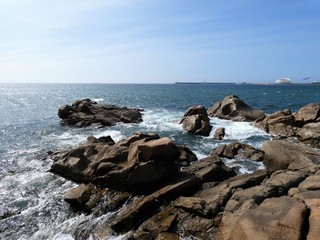 Brandung und Meer Atlantikküste Portugal 