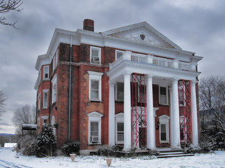 Old mansion being restored