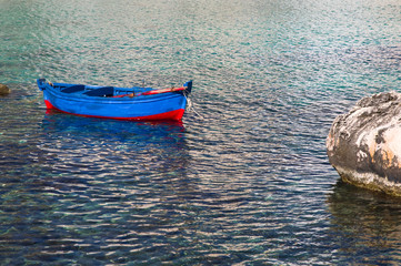 Barca azzurra