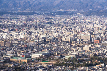 Obraz premium 《京都》京都市内の都市風景