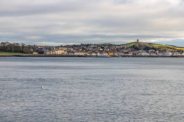 Strangford lough and Portaferry village
