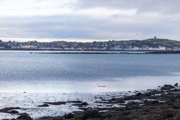 Strangford lough and Portaferry village