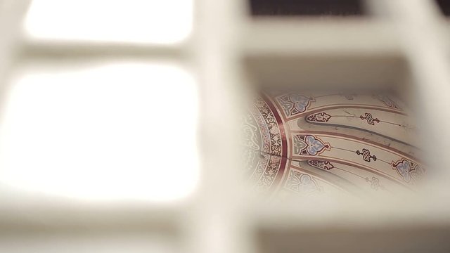 Istanbul Ottoman Kalenderhane Mosque Interior Dome Through Window