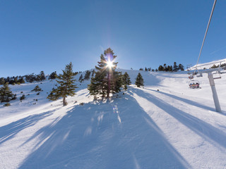 Sloper in Kalavrita ski center