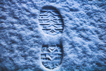 Snow Boot Print