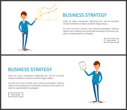 Business Strategy Presentation by Businessman