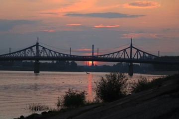 Закат летний.