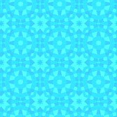 Seamless color pattern from a variety of geometric shapes.