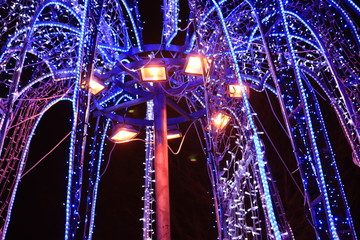 Огни фонтана.