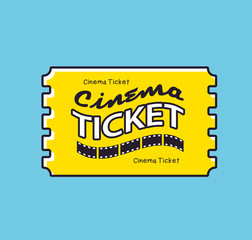 Cinema ticket icon