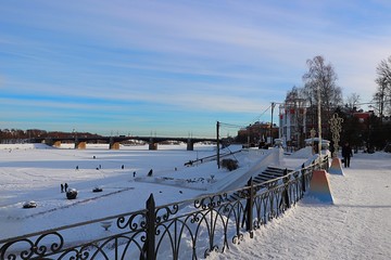 Воскресное утро.