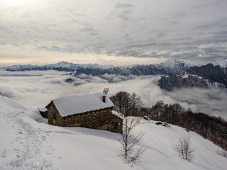 Curgei Bivouac in Val Grande National Park