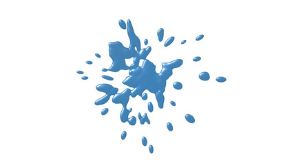 Background with paint. Divorces and drops. Periwinkles.