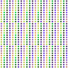 Seamless abstract pattern background with a variety of colored circles.