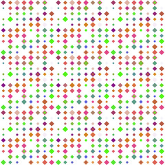 Obraz premium Abstract seamless pattern background with multicolored various rhombuses.
