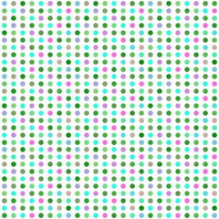 Seamless abstract pattern background with a variety of colored circles.