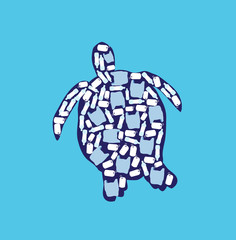 Vector Ocean Pollution