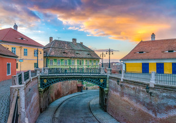 Sibiu, Romania: View to the Bridge of Lies, in Sibiu, Romania. The Bridge of Lies is one of the...