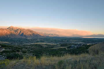 Obraz premium Forest fires - Utah Valley, Utah