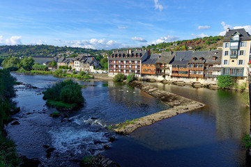 Le Lot à Espalion, Aveyron, Occitanie, France