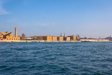 View to the skyline of Venice, Italy