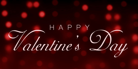 Happy valentine's day greeting card.