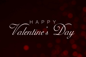 Valentine's day greeting card.