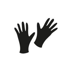 Obraz premium cleaning gloves icon