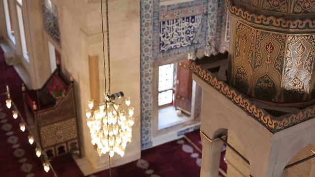 Istanbul Ottoman Kilic Ali Pasa Mosque Interior Detail