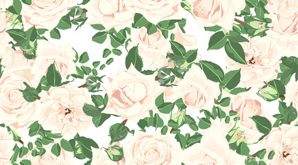 Floral Pattern for Wedding Card.