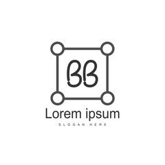 Letter Logo BB Template Vector Design