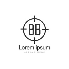 Letter Logo BB Template Vector Design