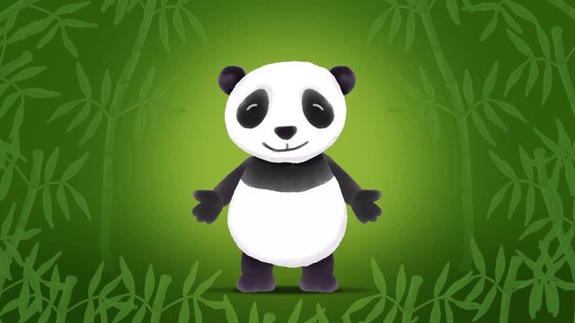 Panda tanzt – Animation