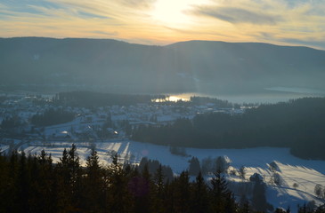 Schluchsee in der Dämmerung