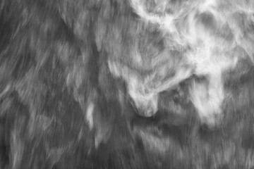 Wild white water river flowing rapids