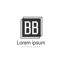 Letter Logo BB Template Vector Design