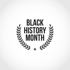 Black History Month Vector Template