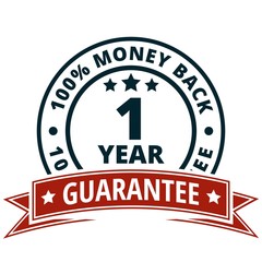 One year money back guarantee