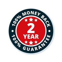2 year money back guarantee