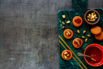 Pishtachios caramel cookies