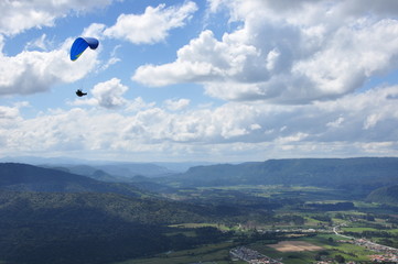 aerial view from plane