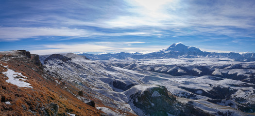 Caucasus region and Elbrus