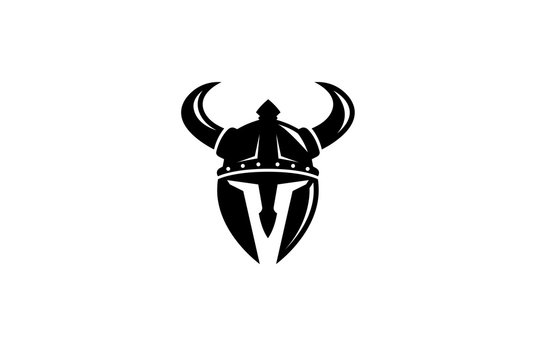 Creative Viking Head Logo