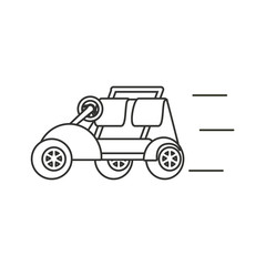 golf car isolated icon