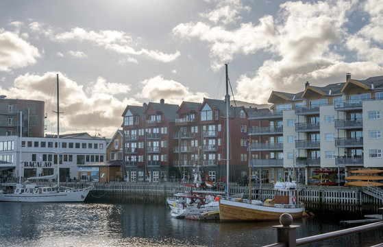 Harstad City In Norway